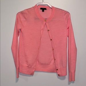 J. Crew Salmon Cardigan